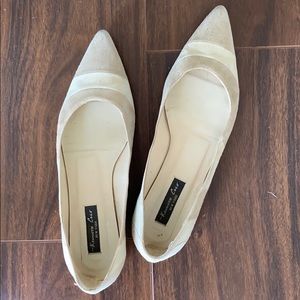 Kenneth Cole Cream Flats